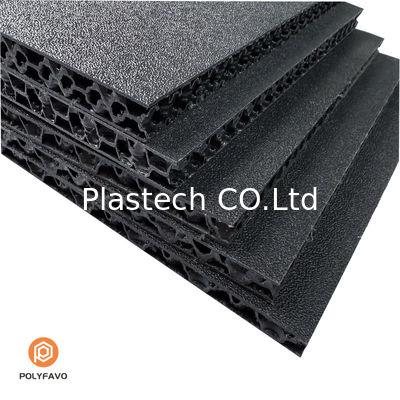 Panneau de coffrage de vol en PP de 12 mm, en plastique mat, en feuille de nid d'abeille