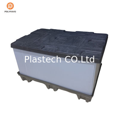 Boîte de stockage en PEHD durable Boîte d'emballage personnalisée en plastique