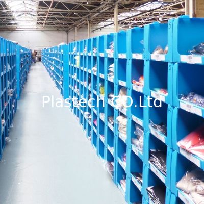 Bac en plastique solide PP empilable, durable et écologique, pour le picking