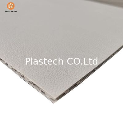 5 mm 1200 gm gris 2440x1220 4x8 pieds panneau en plastique en coton de miel en PP pour boîte à emballage industrielle