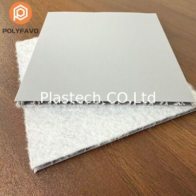 Plaques de protection de sol en polypropylène ignifugé V2, alvéolées, 1600 g/m², 5 mm