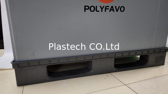 Boîte de rangement pliable pour conteneur d'expédition, palette en plastique, emballage, boîte à manchon