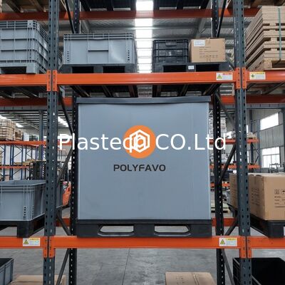 Conteneur de stockage en plastique, bac de rangement, emballage logistique, conteneur pliable, boîtes en plastique