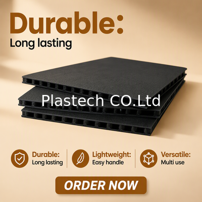10 mm 3000gsm Proction en plastique en plastique en feuille de mouche Hoenycomb Polypropylène panneau de vol
