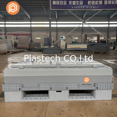 Cage de palettes en plastique en vrac Galylord Pack Boîte à manches de palettes automobiles industrielles Boîte à manches de palettes en plastique