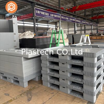Cage de palettes en plastique en vrac Galylord Pack Boîte à manches de palettes automobiles industrielles Boîte à manches de palettes en plastique