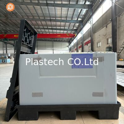 Contenedores Plastico pliables 1200x1000 carton ondulé à manches Euro Palette Box