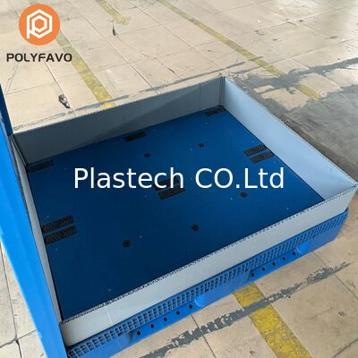 Boîte à manchon et couvercle pour palette, durable et réutilisable