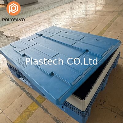 Boîte à manchon et couvercle pour palette, durable et réutilisable