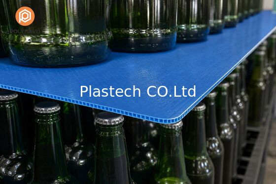 Bottle Tray Insert for Wine, Cellular Polypropylene Bottle Divider, Corrugated PP Sheet Packaging Tray, Reusable Recyclable