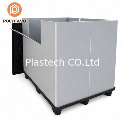 Conteneur Palette Plastique Caisses Pliables, Caisses Rétractables Réutilisables pour Cycles de Stockage, Impression Logo Couleur Personnalisé 500kg