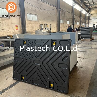 Conteneur Palette Plastique Caisses Pliables, Caisses Rétractables Réutilisables pour Cycles de Stockage, Impression Logo Couleur Personnalisé 500kg