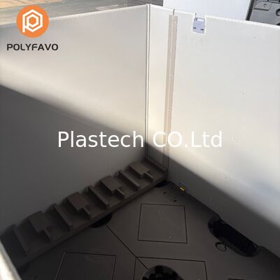Boîte à caisse type C en deux parties, boîte à manchon pliable avec doublure en mousse EVA, boîte en vrac réutilisable à base de palette en plastique
